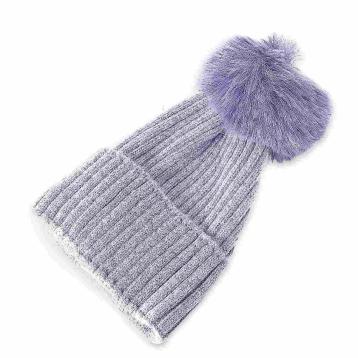 Cappello con pon pon donna