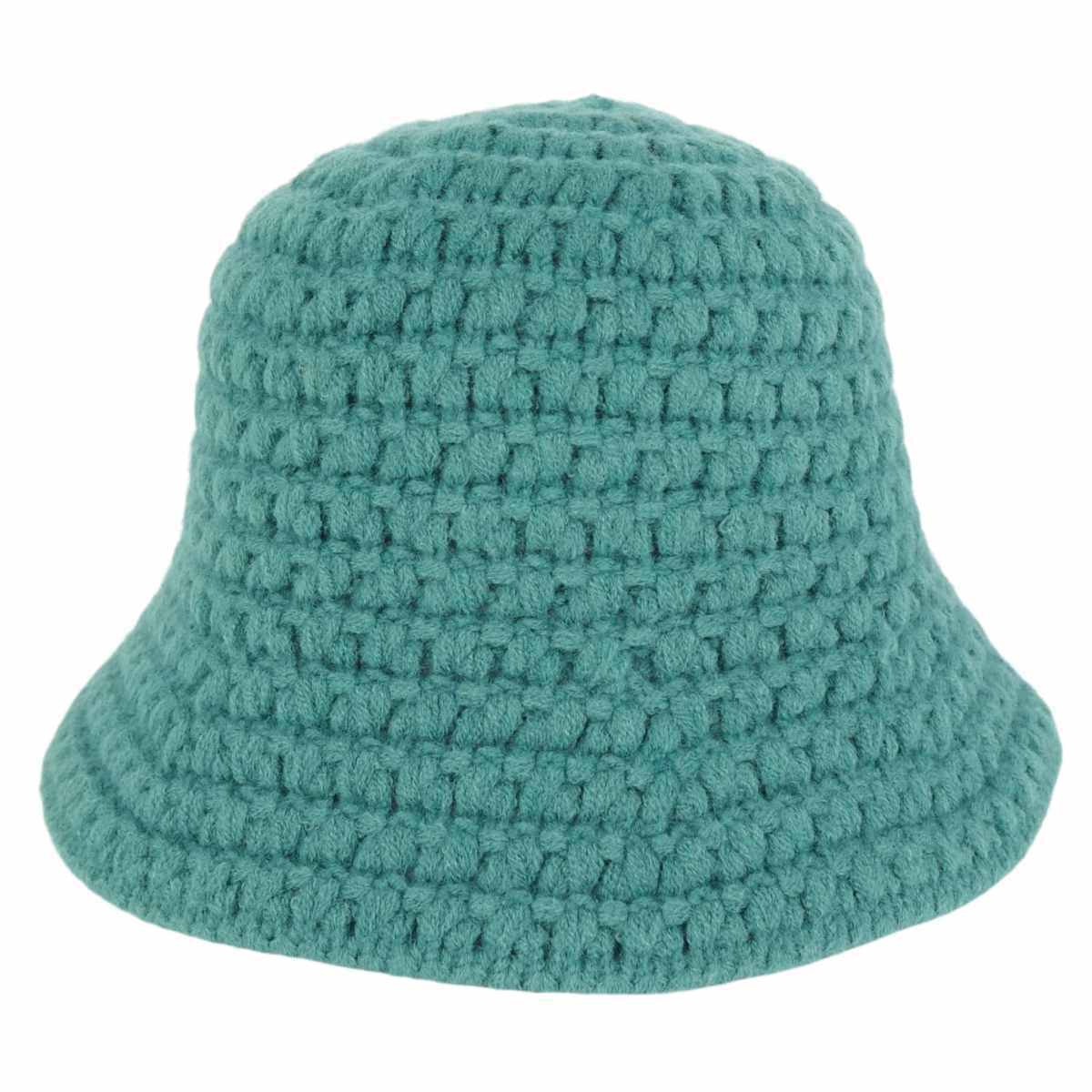 Cappello donna bucket effetto maglia
