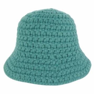 Cappello donna bucket effetto maglia