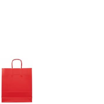 Shopper in carta h.24 x l.18 x p.8 cm colore rosso