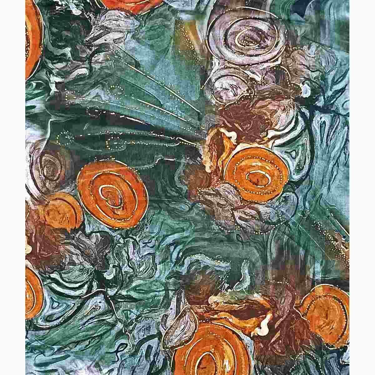 Sciarpa donna disegno impressionismo laura biagiotti