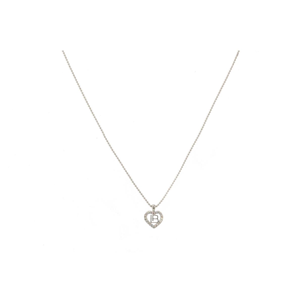 Collana cuore brillanti laura biagiotti