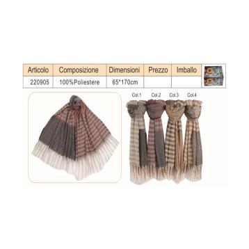 Sciarpa uomo in poliestere coveri collection