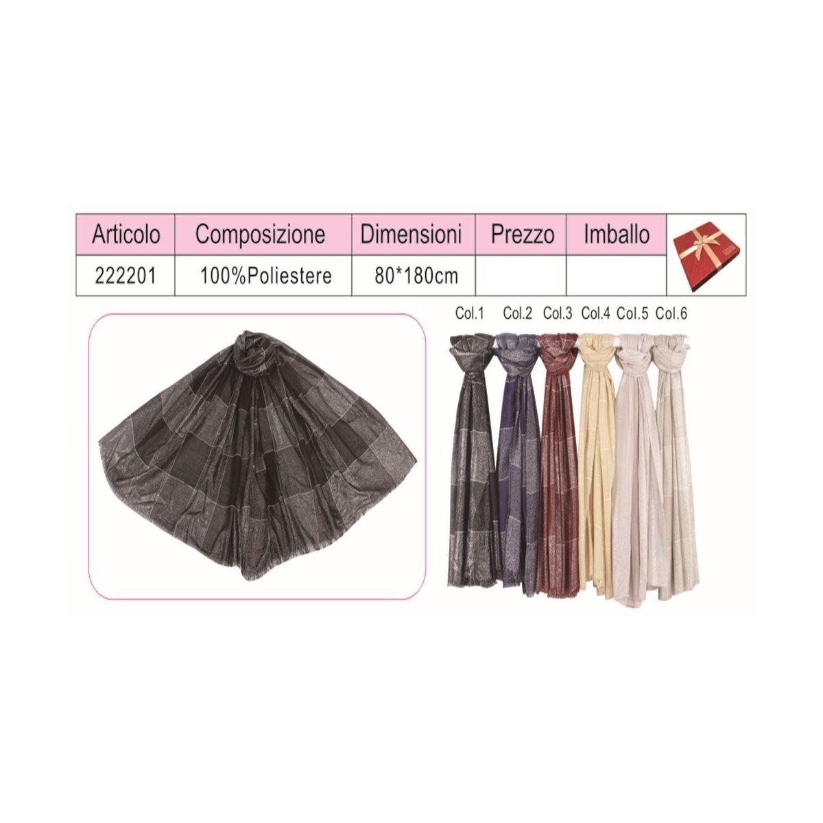 Sciarpa donna in poliestere coveri collection