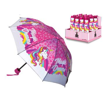 Ombrello bimba pieghevole 52/8 unicorno