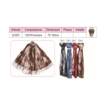Sciarpa donna in poliestere coveri collection