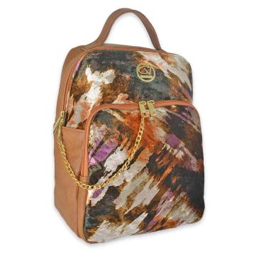 Zaino capoverde made in italy velluto