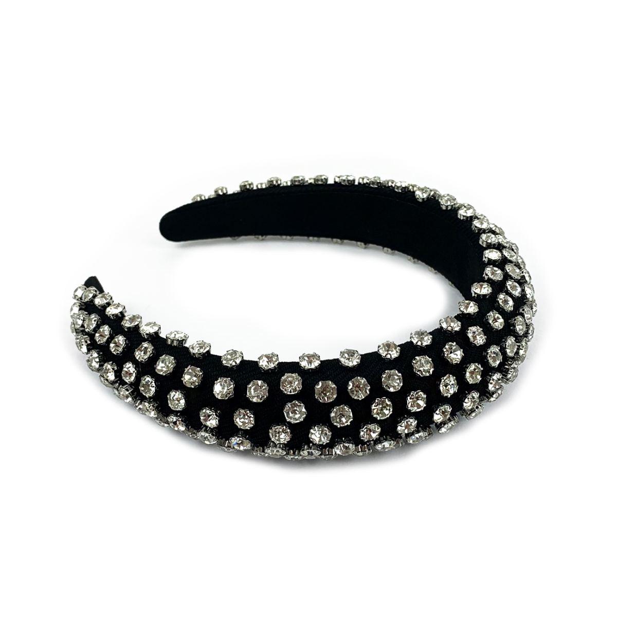 Cerchietto bombato multistrass