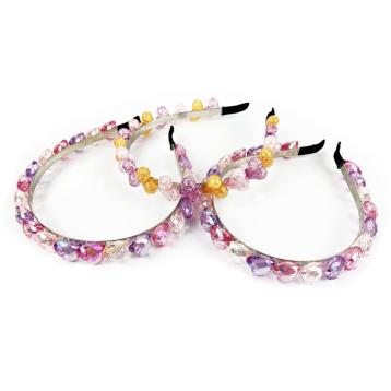 Cerchietto con pietre a cuore