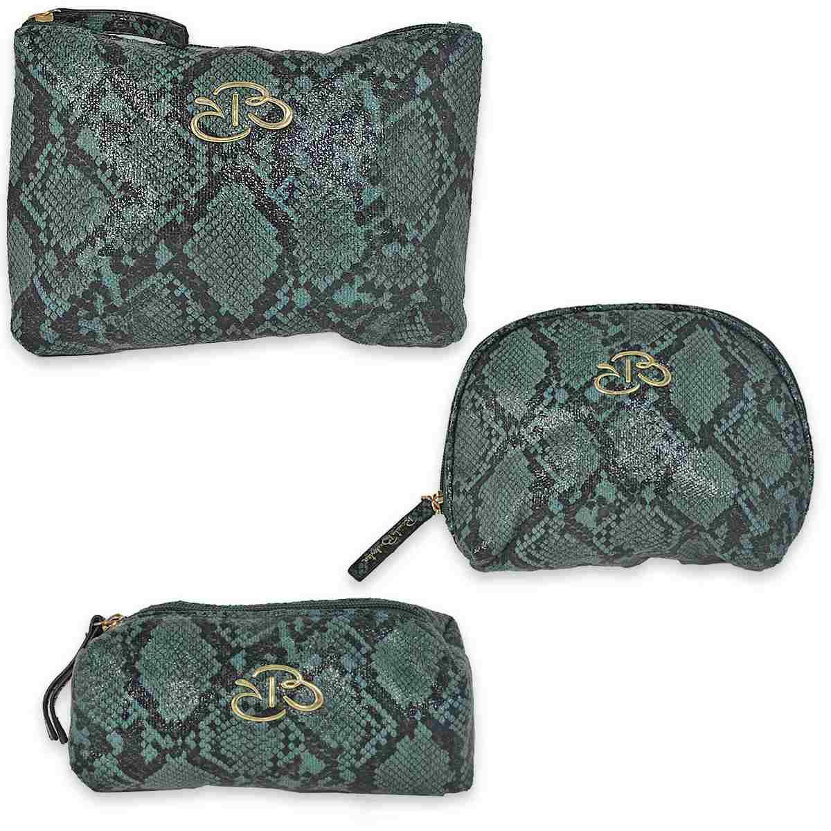 Set 3 pezzi pochette donna renato balestra
