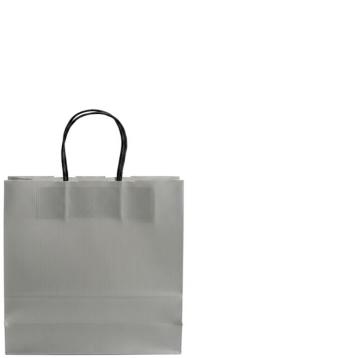 Shopper in carta h.37 x l.27 x p.12 cm colore grigio chiaro
