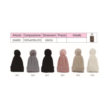 Cappello donna in poliestere coveri collection
