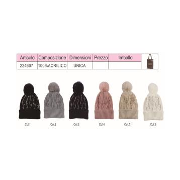 Cappello donna in poliestere coveri collection