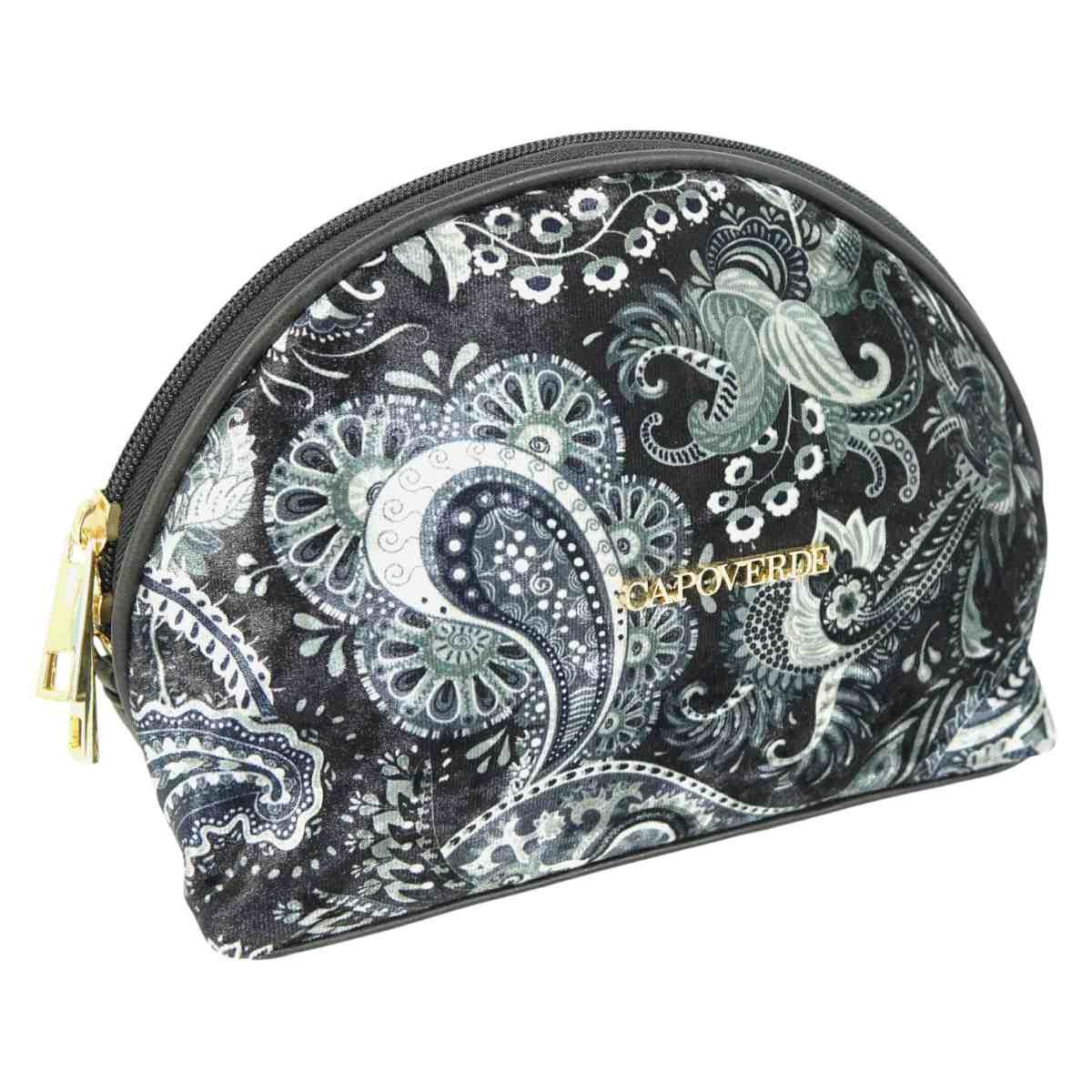 Tracollina donna in velluto fantasia pasley Capoverde Made in Italy