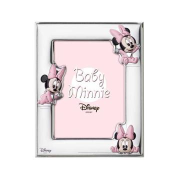 Cornice portafoto bimba 13x18 cm Baby Minnie mouse rosa Valenti