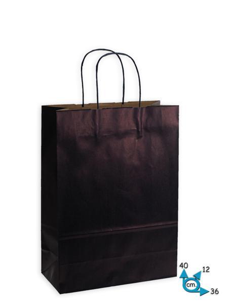 Shoppers carta colore eco blu scuro H41 X L36 X P12