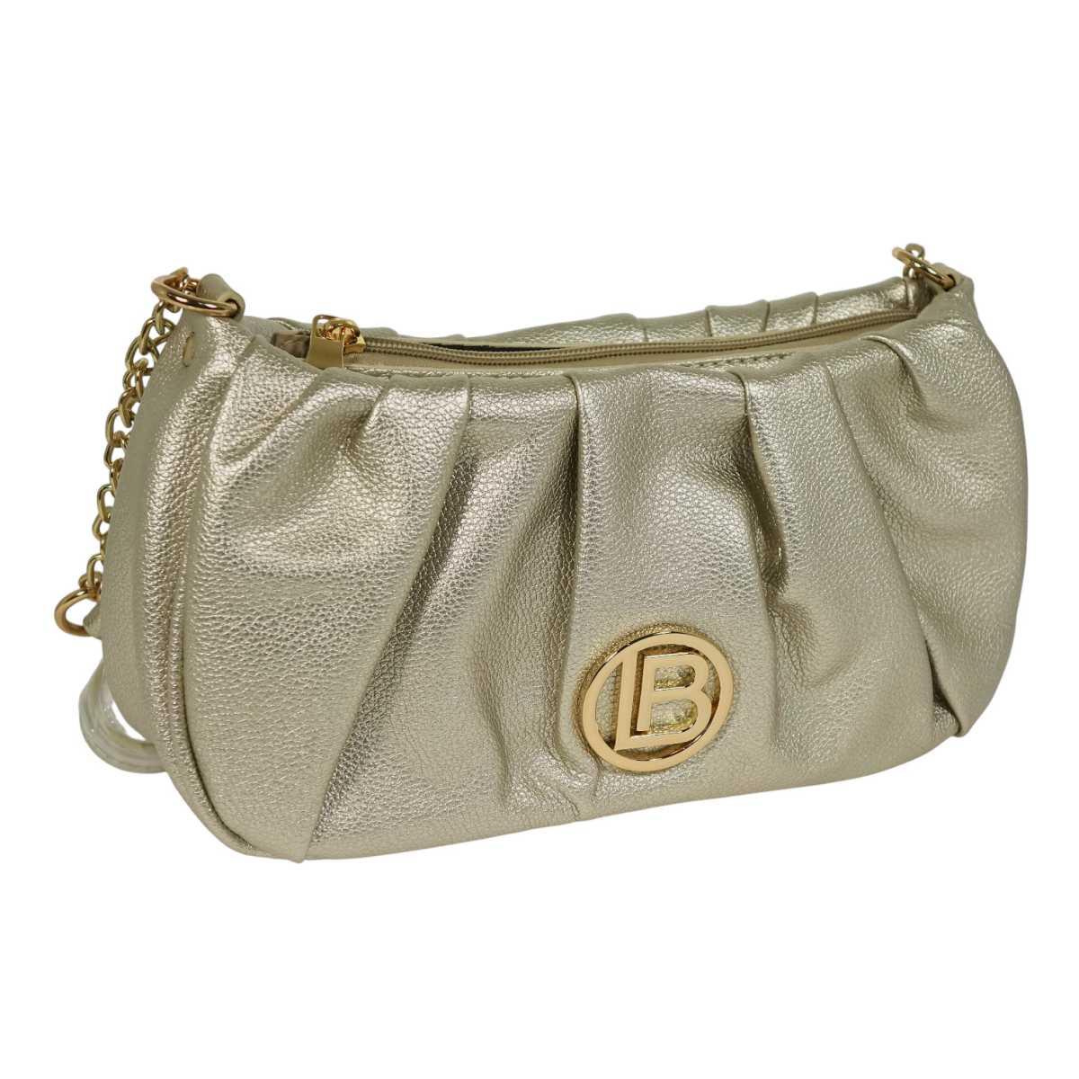 Pochette borsetta donna metalizzata cerimonia Laura Biagiotti