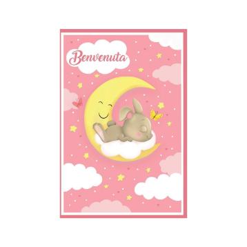 Biglietti auguri felice nascita  2 soggetti