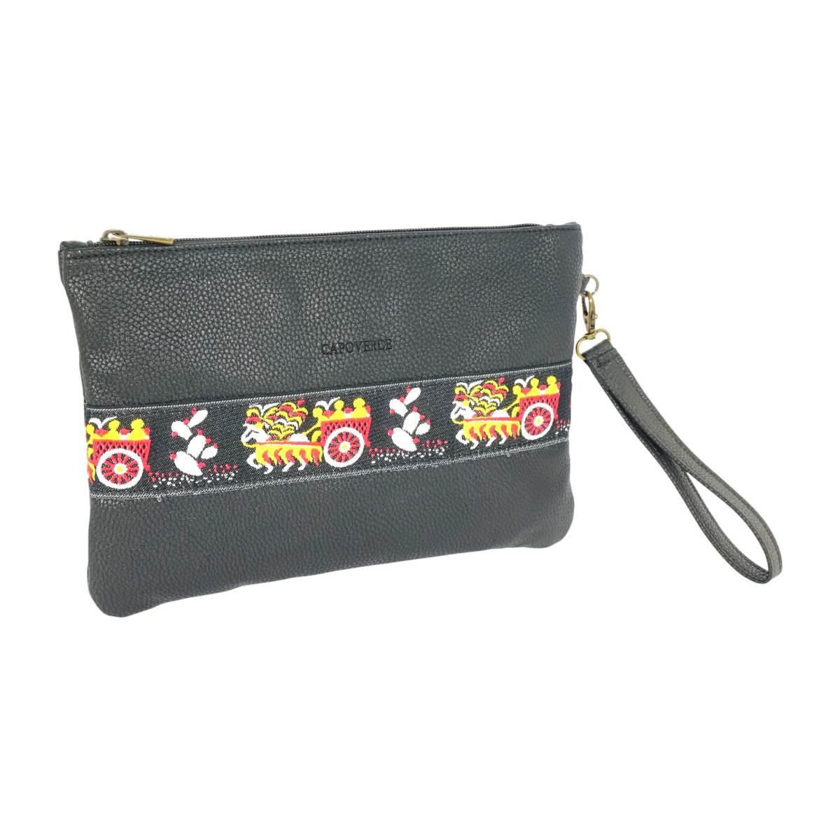 Tracollina con decorazione nastro siciliano Capo Verde Made in Italy