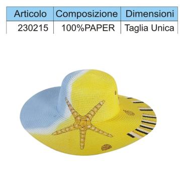 Cappello 100% carta coveri collection