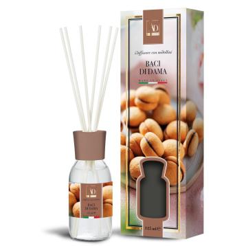 Diffusore di fragranza con midollini pasticceria Baci di Dama 125 ml