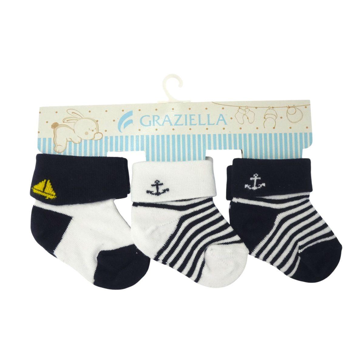 Tris calzini bimbo Graziella