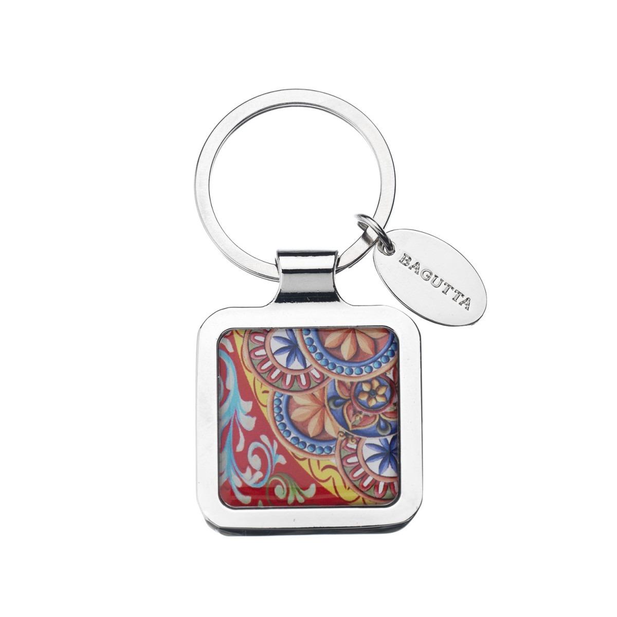 Portachiavi quadrato la terra del sole Bagutta