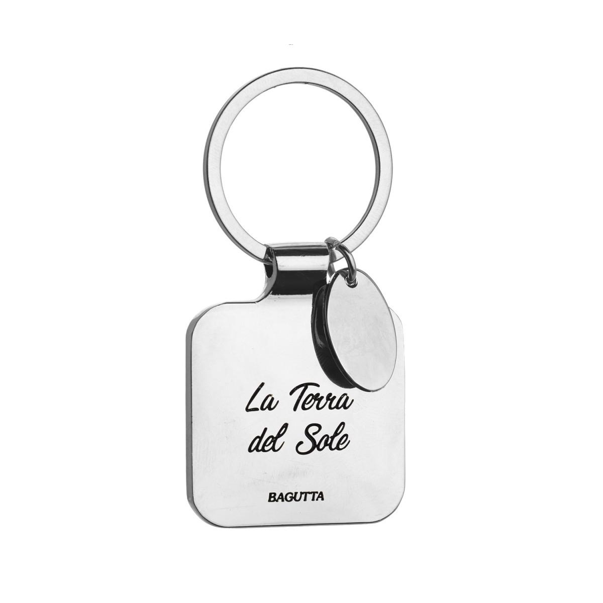 Portachiavi quadrato la terra del sole Bagutta
