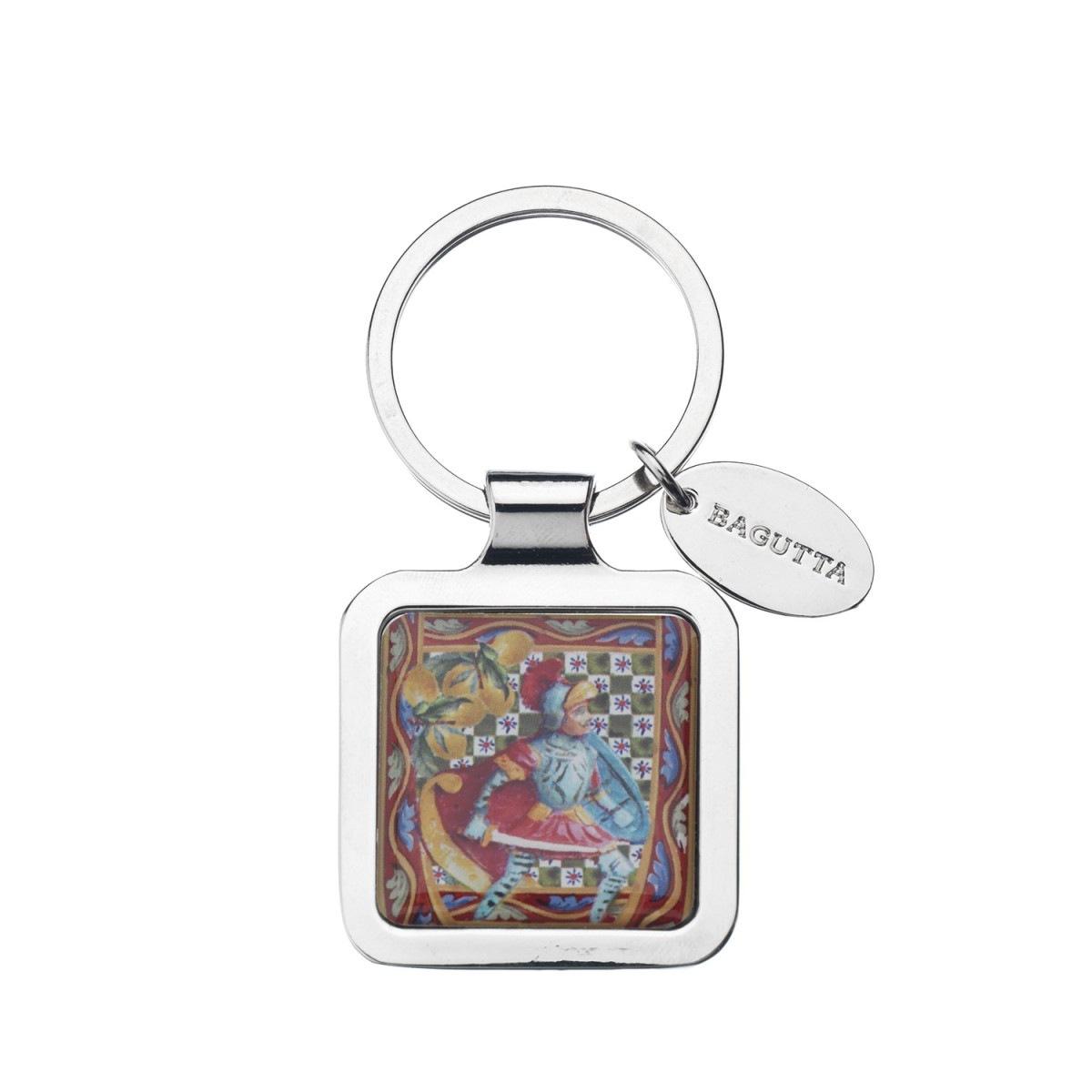 Portachiavi quadrato la terra del sole Bagutta
