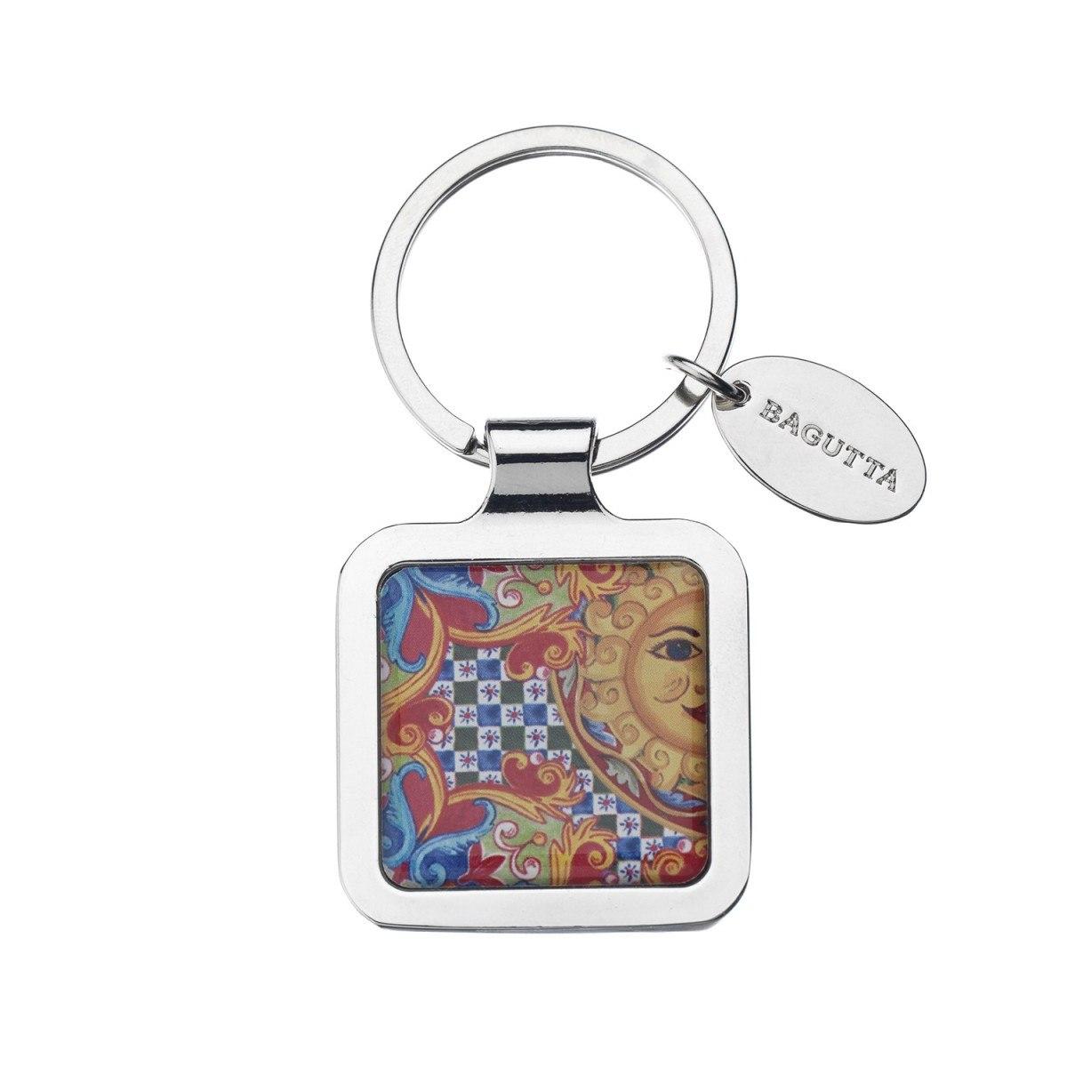 Portachiavi quadrato la terra del sole Bagutta