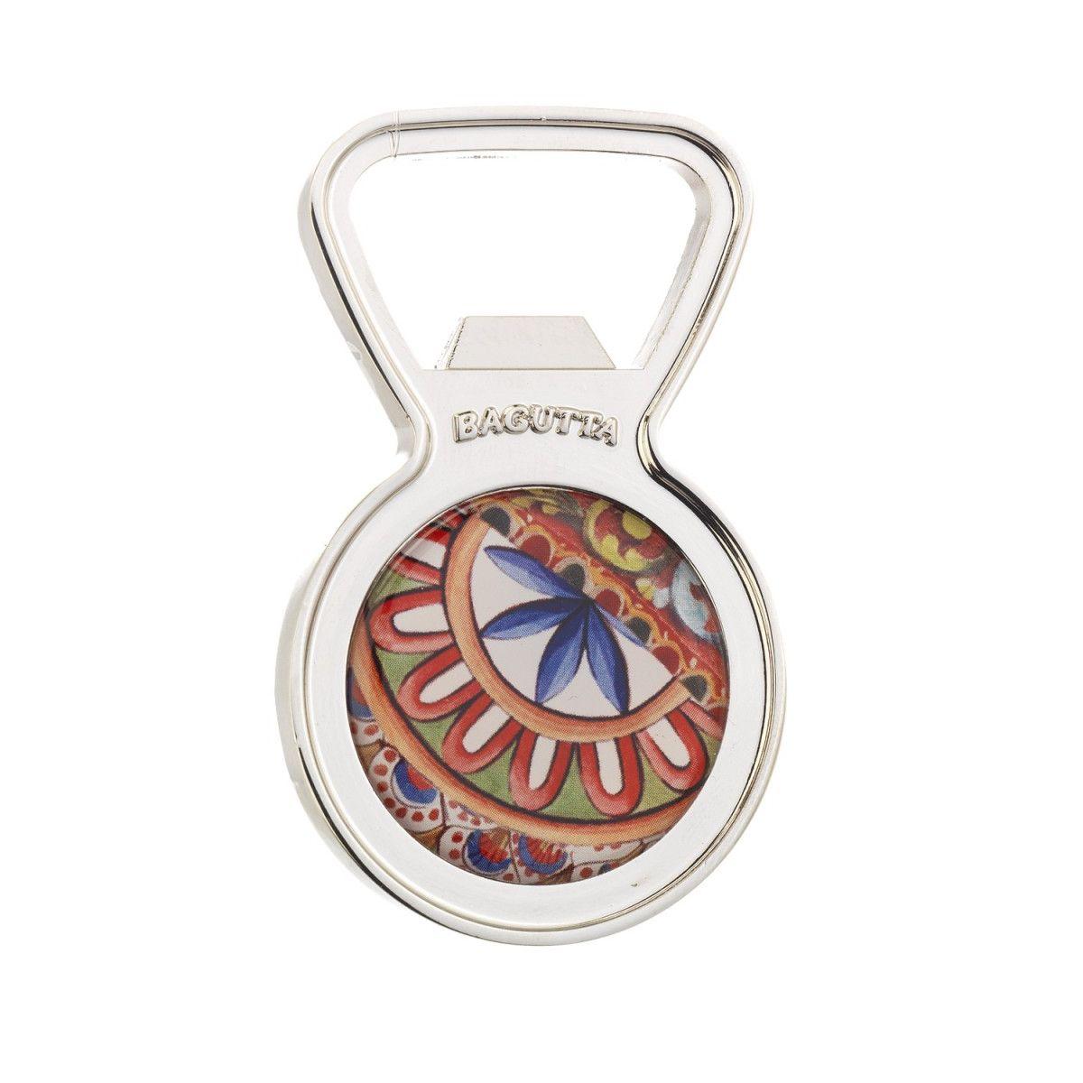 Apribottiglie con decoro siciliano Bagutta