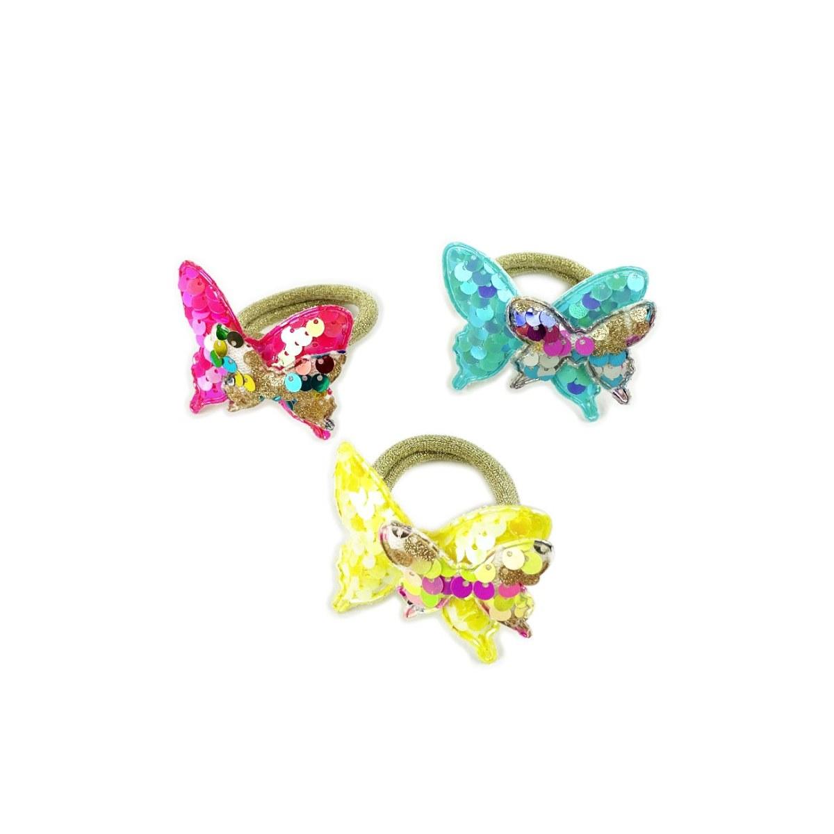 Polsino con farfalla paillettes