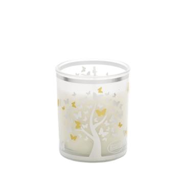 Candela profumata 150g albero con farfalle Bagutta