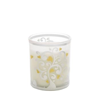 Candela profumata 150g albero con cuori Bagutta