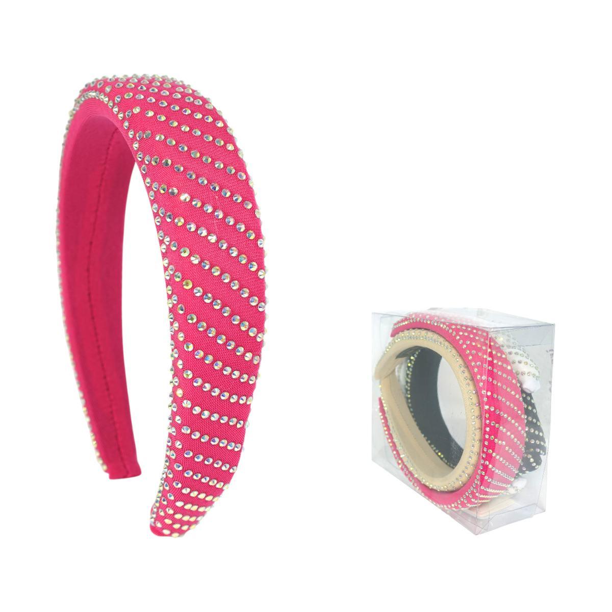 Cerchietto per capelli con pietre boreali colori assortiti Le Kikke