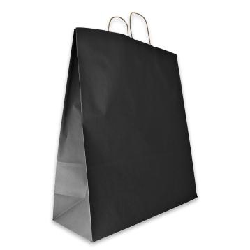 shoppers carta  h 49 x p 16 x l 46  maniglia color corda basic nero