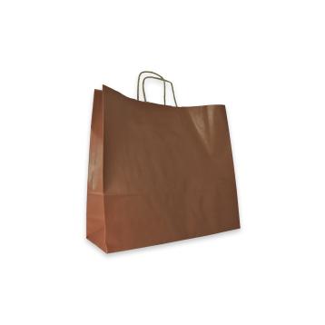 shoppers carta h 36 x p 12 x l 40 maniglia color corda nature terra di siena