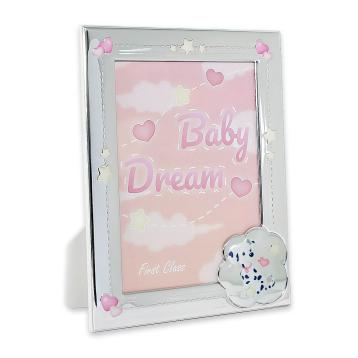 Cornice Bambina Cagolino Rosa 13 X 18