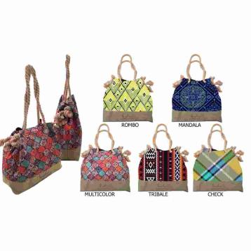 Borsa mare manici corda Too Chic