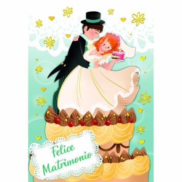 Biglietti felice matrimonio
