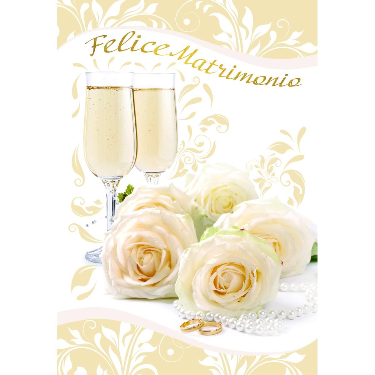Biglietti felice matrimonio 2 soggetti