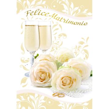 Biglietti felice matrimonio 2 soggetti
