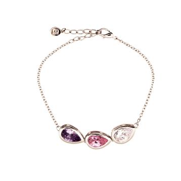 Bracciale con cristalli a goccia laura biagiotti