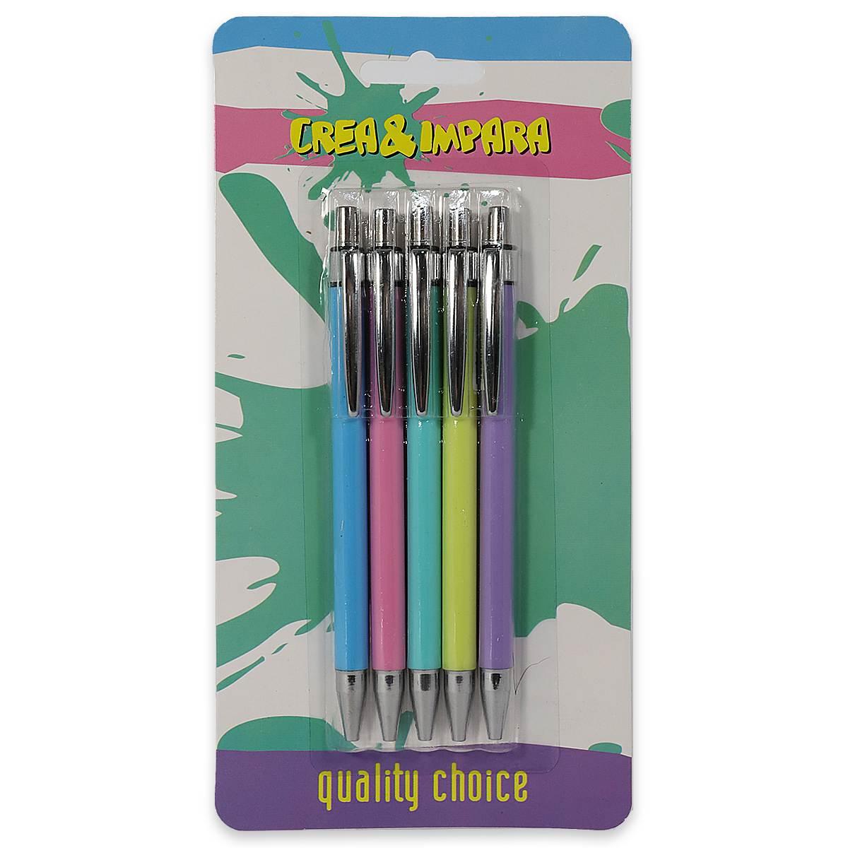 Blister 5 penne pastel scatto