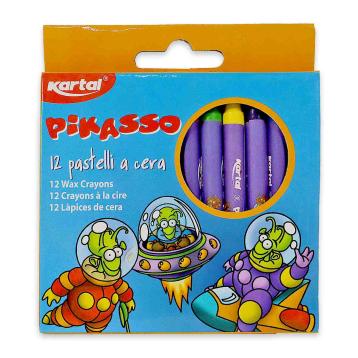 12 Pastelli a cera pikasso