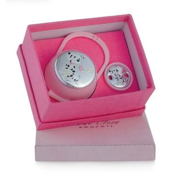 Set pinza portaciuccio e contenitore Cagnolino baby dream Rosa
