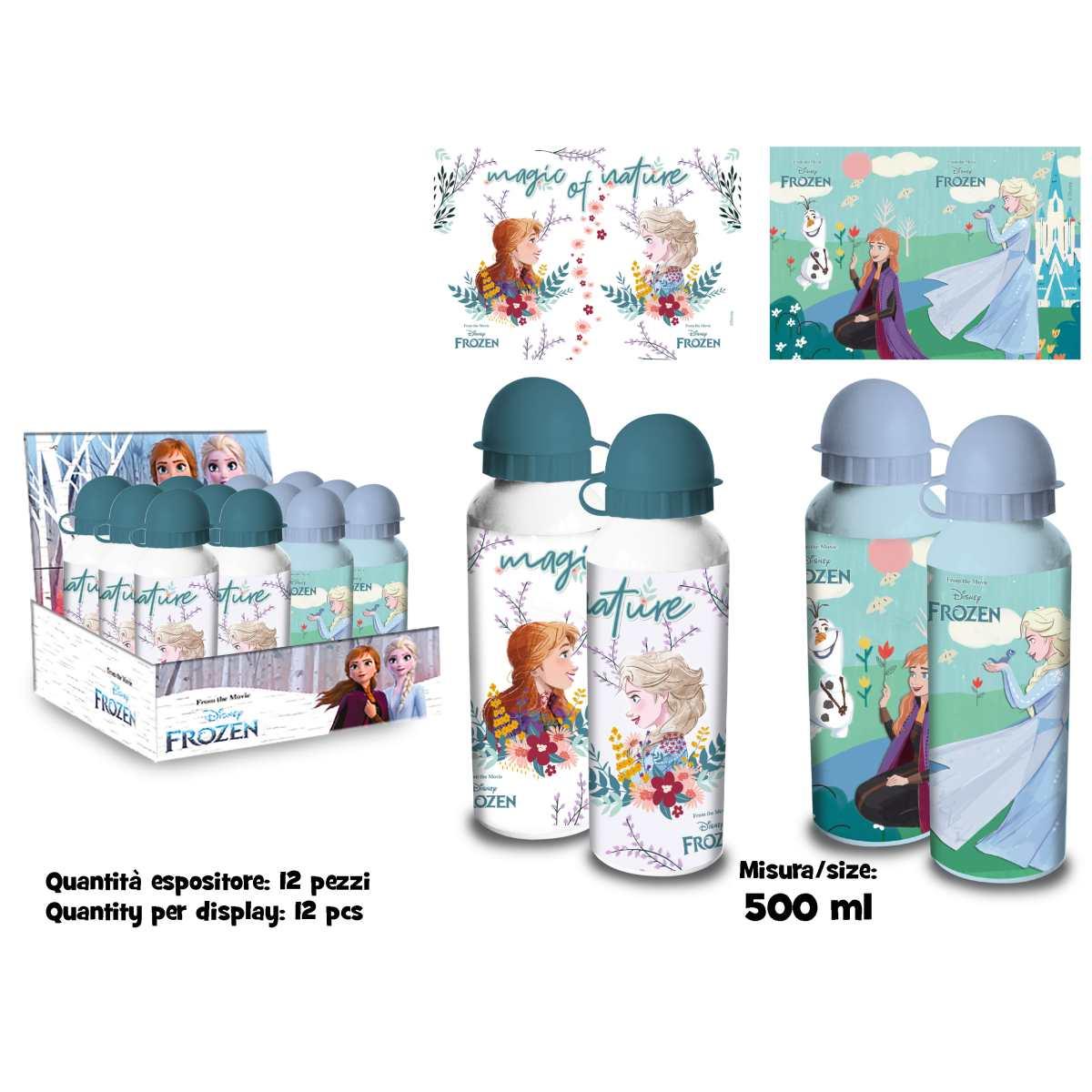 Borraccia in alluminio 500 ml Frozen