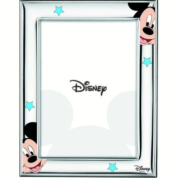 Cornice portafoto bimbo 13x18 cm Mickey mouse celeste Valenti