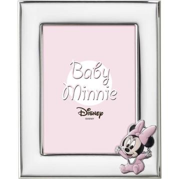 Cornice portafoto bimba 13x18 cm Baby Minnie mouse rosa Valenti
