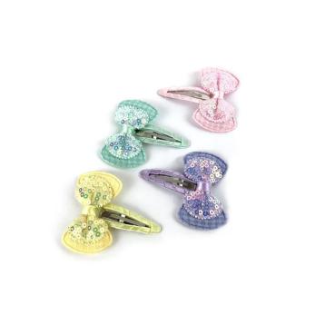 Clic clac con fiocco e paillettes Le Kikke